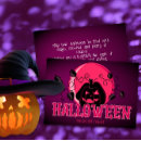 Search for purple halloween cards Moon