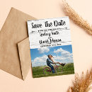 Recherche de country western save the dates Rustique