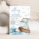Search for boat baby shower invitations Beach