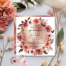 Search for rose gold quinceanera invitations Pink
