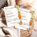 Search for pumpkin rehearsal dinner invitations Elegant