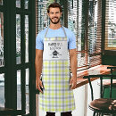 Search for fashionable aprons For him