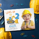 Recherche de construction party invitations Bulldozer