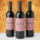 Search for 30th birthday wine labels Milestone celebration