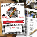 Search for red and black plaid invitations Bbq