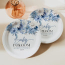 Search for dusty blue plates Baby in bloom