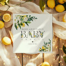 Search for main squeeze napkins Citrus baby shower