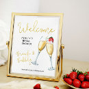 Search for brunch and bubbly welcome signs Watercolor