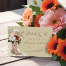 Search for western boots bridal shower invitations Saddle up