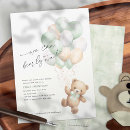 Recherche de green baby shower invitations Ballons