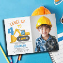 Recherche de construction birthday invitations Anniversaire de la construction