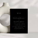 Recherche de noir formel invitations Minimaliste