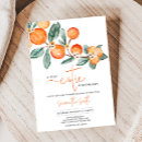 Search for clementine baby shower invitations Botanical