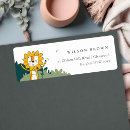 Search for zebra print return address labels Birthday