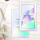 Search for aesthetic business cards Holographic