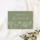 Recherche de green bridesmaid cards Demoiselle d'honneur