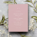 Search for dusty pink wedding invitations Classic