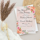 Search for two hearts wedding invitations Pink