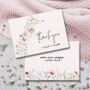 Search for wildflower thank you cards Boho chic