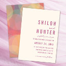 Search for bokeh lights wedding invitations Modern