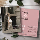 Search for dusty rose wedding save the dates Elegant