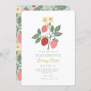 Recherche de berry anniversaire invitations Fraise premier anniversaire