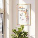 Search for map of florida posters United states