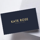 Search for navy blue business cards Minimalist