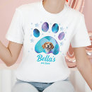 Recherche de paw tshirts Bleu