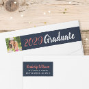 Search for graduation photo return address labels Modern