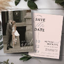 Search for blush wedding save the dates Simple