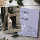 Search for purple save the dates Lavender