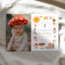 Search for woodland birthday invitations Mushroom