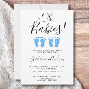 Recherche de couples baby shower garçon invitations Aquarelle