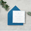 Recherche de damassé bleu clair invitations Élégant