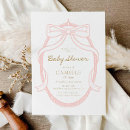 Search for vintage baby girl shower invitations Simple