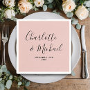 Recherche de rose gold napkins Calligraphie