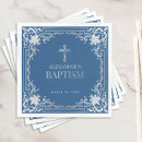 Search for blue and silver napkins Cross