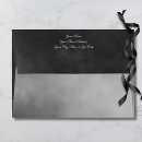 Search for unique wedding envelopes Black and white