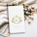 Search for crest monogram napkins Modern elegant