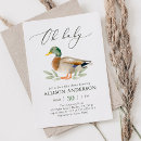 Recherche de canard baby shower invitations Verdure