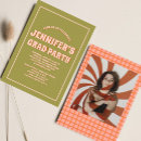 Recherche de retro graduation invitations Coloré