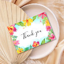 Search for aloha thank you cards Hawaiian luau