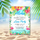 Search for flamingo graduation invitations Hawaiian