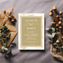 Search for ivory damask wedding invitations Gold