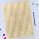 Recherche de lettre vintage blocsnotes Papier doublé