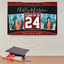 Search for red and black graduation banners Typography