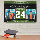 Search for green graduation banners University