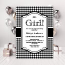 Search for black and white buffalo plaid invitations Tartan