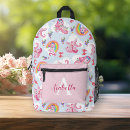 Search for rainbow unicorn backpacks Girly